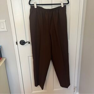 🩷 Alfred Dunner Brown Dress Pants